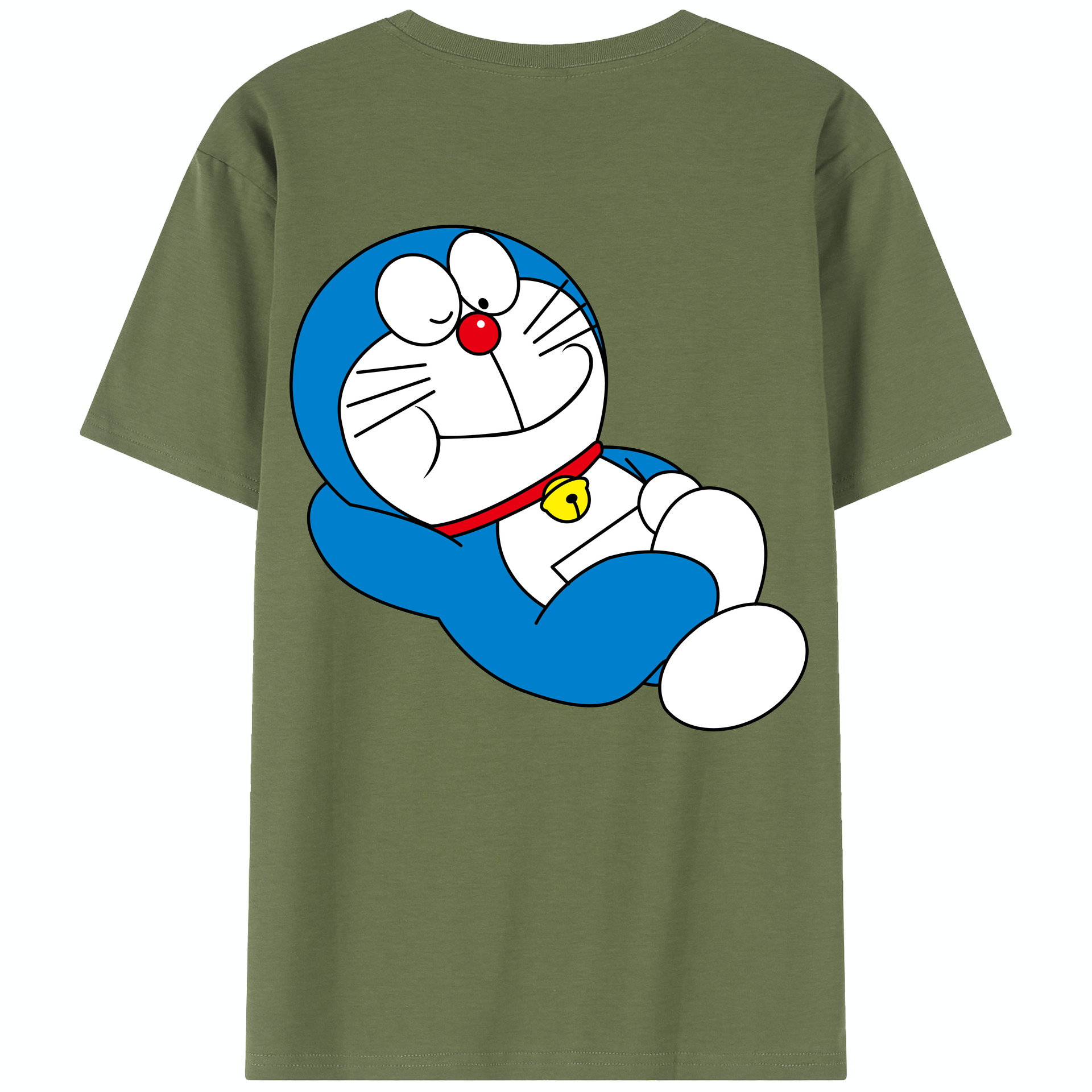 （画像用） ドラえもん Doraemon 綿100％半袖Tシャツ（背面プリント）
